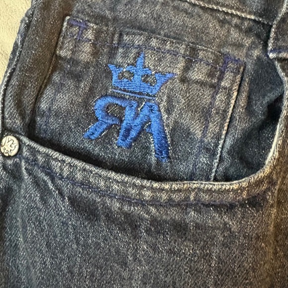 Red Ape Vintage Skater Y2K Jeans. Size 40. EUC. Amazing designs on back. - Picture 11 of 11